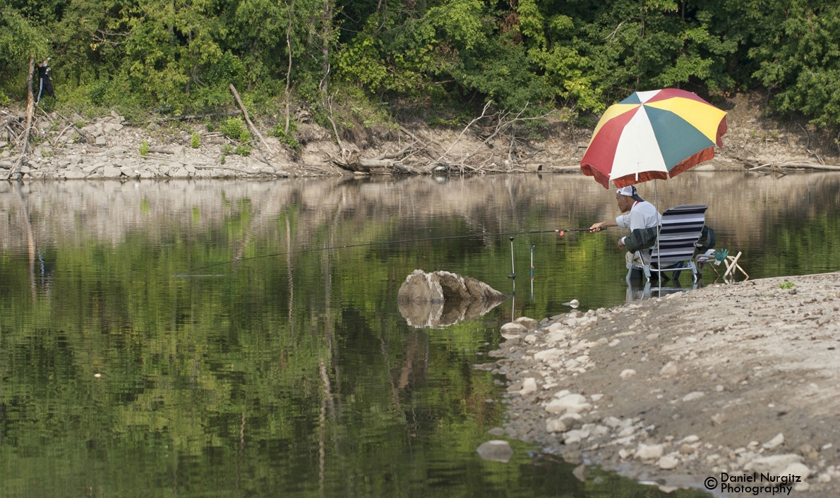 Fishing - G. Ross Lord Reservoir, Toronto