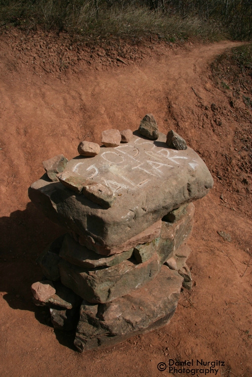 God's Altar at the Cheltenham Badlands