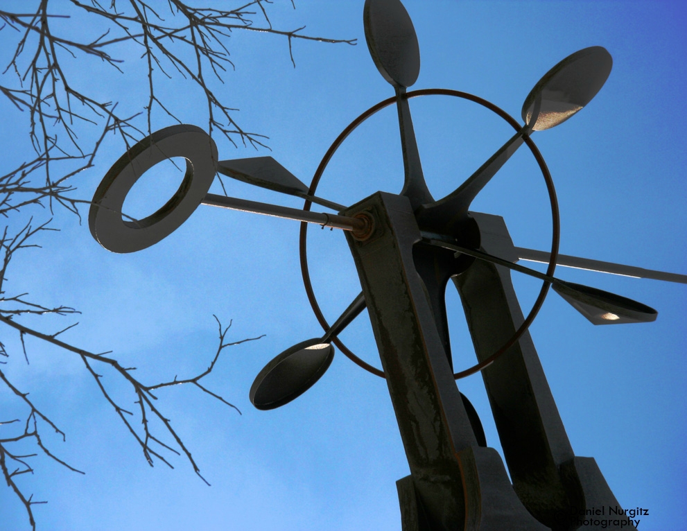 Ron Baird's moving sculpture on Dufferin Street